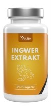 VELIFE Gingembre extrait capsules, 60 pièces
