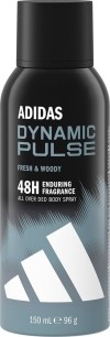 ADIDAS  Déodorant corporel Dynamic Pulse pour homme, 150 ml