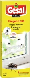 GESAL Protect Piège mouches, 2 pièges + 6 band adhésiv