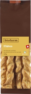 Biofarm Flûtes avec maïs et cumin