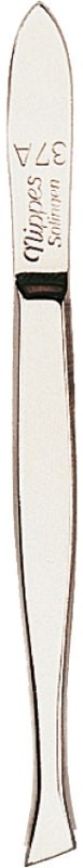 NIPPES Pincette 8cm biseautée nickelé