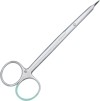 PEHA-INSTRUMENT Ciseaux de dissection fins et courbes stérile, 14.5cm