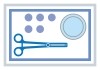 MEDISET Kit de désinfection préopératoire stérile emballé indiv., 1 pièce