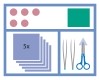 MEDISET Ensemble de soins des plaies 479385 B7267 stérile emballé individuellement, 1 pièce