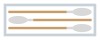 MEDISET Wattestäbchen 15cm gross steril, 125 x 3 Stück