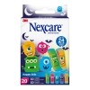 3M NEXCARE Kinderpflast Happy Kids Monsters, 20 Stück