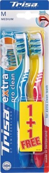 TRISA brosse à dents extra duo medium
