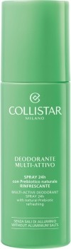 Collistar Déodorant multi-actif en spray 24h sans sels d'aluminium, 100 ml