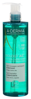 A-DERMA BIOLOGY AC Gel moussant purifiant, 400 ml