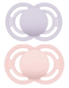 MAM Sucettes en silicone parfaites pour fille de 6 à 16 mois, lot de 2