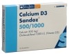 CALCIUM D3 Sandoz comprimés croquer 500/1000, 120 pièces
