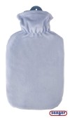 Sänger Wärmflasche 2l Flauschbezug blau pastelll