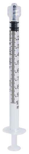 SOL-M Spritze PP 1ml Luer Lock steril 3-teilig, 100 Stück