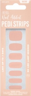 Ardell Nail Addict Strips Pedicure Cafe Latte, 16 Stück