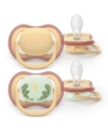 Avent Philips Sucette Ultra Air Day&Night 0-6M beige-rosa/beige-motif, 2 pièces