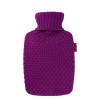 Frosch Wärmflasche PVC Plant 1.8l Bio Strickbezug Himbeere