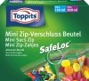 Toppits Mini Zip Verschlussbeutel, 40 Stück