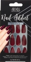 Ardell Nail Addict Colored Bordeaux, 28 Stück
