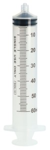 SOL-M Seringue 60ml Luer Lock stérile 3-pièces, 30 pièces