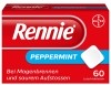 RENNIE Peppermint Lutschtabletten, 60 Stück