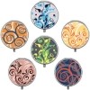 Sahag Boîte à pilules Fancy rond 3 compartiments couleurs assorties