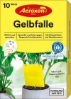 Aeroxon Gelbfalle für Topfpflanzen, 10 Stück