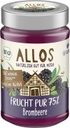 Allos Frucht Pur 75% Brombeere, 200 g