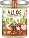 Allos Schmalz-Töpfle mit Zwiebeln und Äpfeln, 150 g