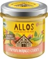 Allos Streichgenuss Papaya Mango Curry, 140 g