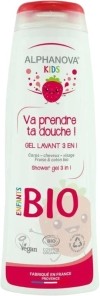 ALPHANOVA kids Va Prendre ta Douche Erdbeere Bio, 250 ml