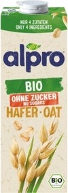 Alpro-Bio Haferdrink ohne Zucker, 1 Liter