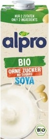 Alpro-Boisson de soja bio sans sucre, 1 litre