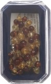 AMBERSTYLE Bernstein cognac citrin Magnetverschluss, 32cm