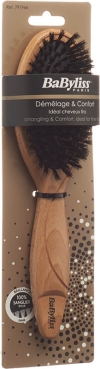 BABYLISS Pneumatische Holzbürste 100% Wildschwein