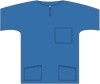 BARRIER Scrub Suit Shirt S bleu, 48 pièces