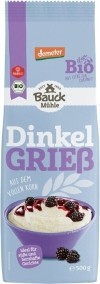 Bauck Mühle Dinkelvollgriess Demeter, 500 g