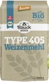 Bauck Mühle Farine de blé claire de type 405, 1 kg