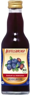 Beutelsbacher Bio Heidelbeer Muttersaft, 200 ml