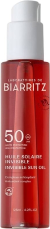 Biarritz Huile solaire Invisible FPS50, 125 ml
