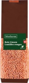 Biofarm Lentilles corail bio Suisse, 500 g