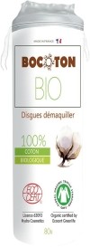 Bocoton Disques de coton ronds, 80 pièces