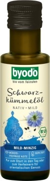 Byodo Huile de graines de cumin noir douce et indigène - filtrée, 100 ml