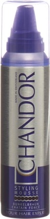 CHANDOR COLOUR Styling Mousse Dunkelbraun, 150 ml