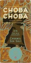 Choba Choba Barre de chocolat Caramel Sel marin, 91 g