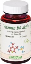 CHRISANA Vitamin B6 aktiv Kapseln, 180 Stück
