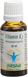 CHRISANA Vitamine K2 gouttes, 20 ml