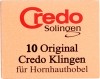 CREDO Ersatzklingen Hornhauthobel Schachtel, 10 Stück