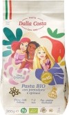 Dalla Costa Pâtes Princesses Disney, semoule de blé dur aux tomates et aux épinards, 300 g