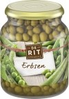 De Rit Petits pois en bocal, 350 g