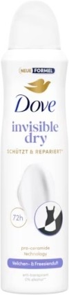 Dove Deodorant Antitranspirant Advanced Care Aeros Invisible Dry, 150 ml